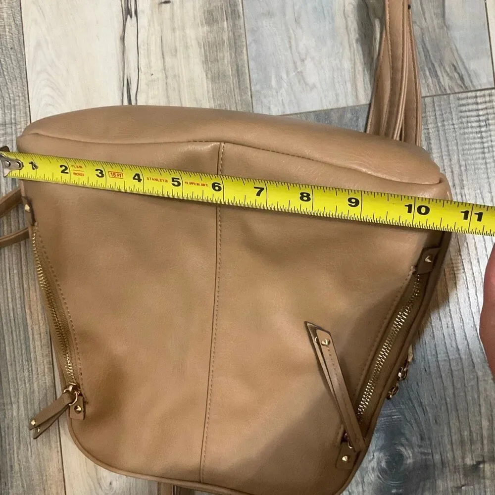 I.N.C International Concepts Giigi Backpack faux leather tan